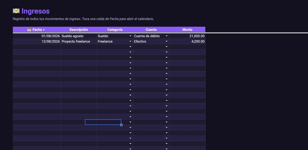 Presupuesta — Tu sistema automático de control de gastos (Google Sheets)