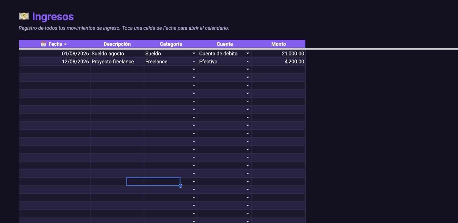 Presupuesta — Tu sistema automático de control de gastos (Google Sheets)